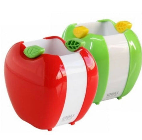 Deli Creative Apple Shape Plastic Pen Holder - SCOOBOO - Organizer