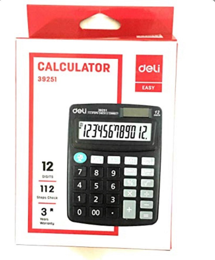 Deli Electronic Calculator - SCOOBOO - 39251 - Digital Calculators