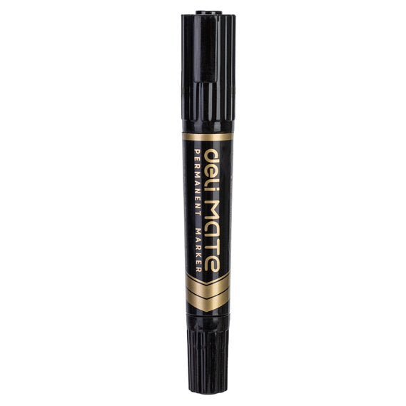 Deli ES555 Black Permanent Marker - SCOOBOO - S555 - Permanent Markers