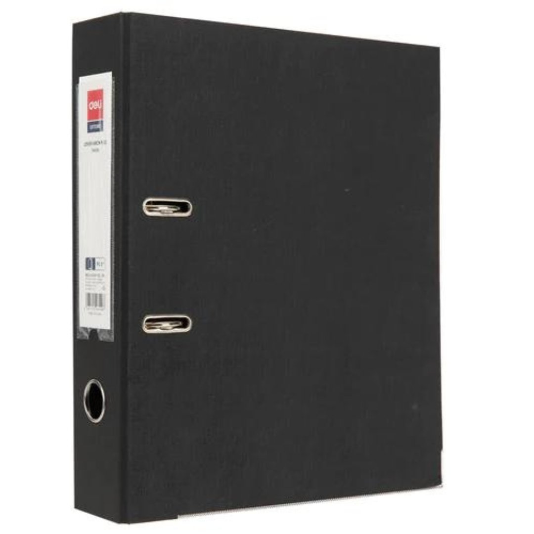 Deli FC Black Lever Arch File - SCOOBOO - 39656 - Folders & Fillings