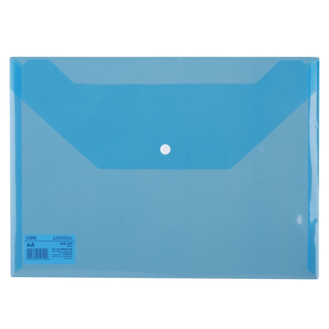DELI File Bag Transparent - SCOOBOO - WF10432 - Folders & Fillings