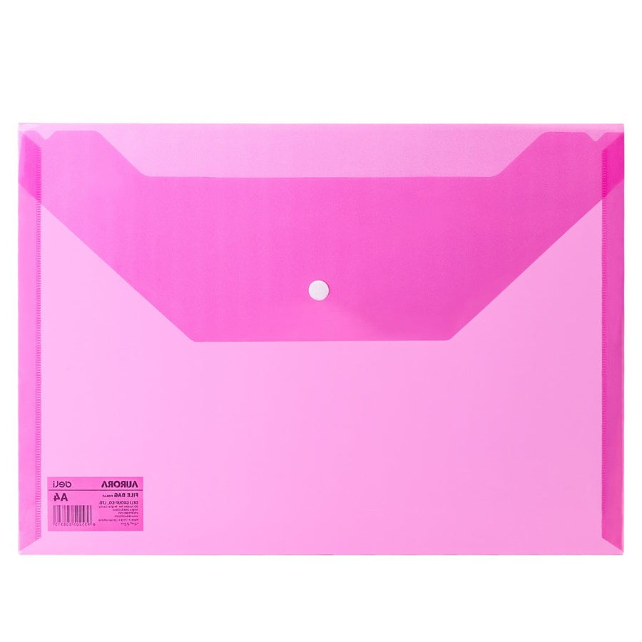 DELI File Bag Transparent - SCOOBOO - WF10442 - Folders & Fillings