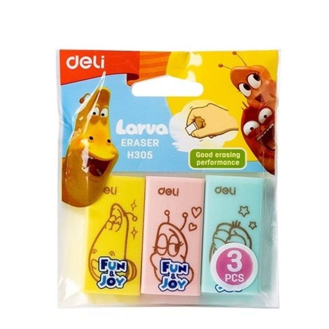 Deli Larva Eraser - SCOOBOO - H305 - Eraser & Correction