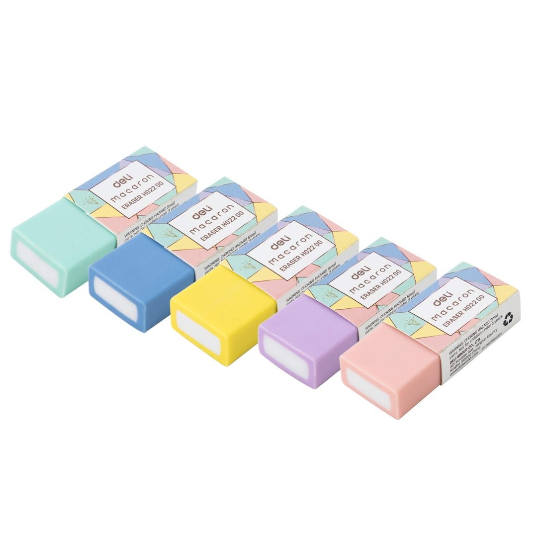 Deli Macaron Erasers - SCOOBOO - H02200 - Eraser & Correction