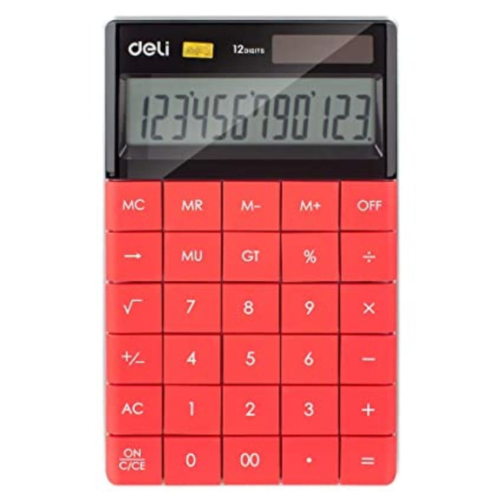 Deli Modern Compact Calculator 12 Digit - SCOOBOO - Digital Calculators
