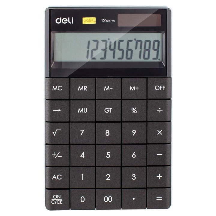 Deli Modern Compact Calculator 12 Digit - SCOOBOO - 1589P - Digital Calculators