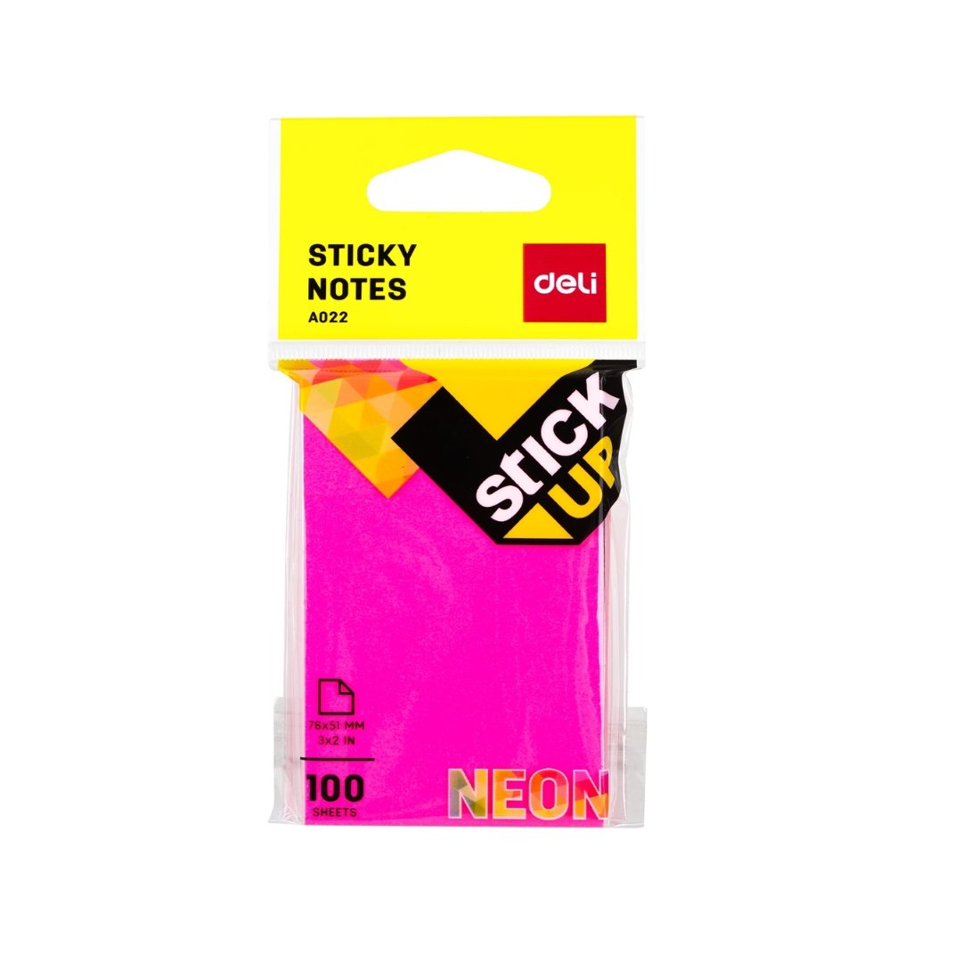 Deli Neon Stick Up - SCOOBOO - A02202 - Sticky Notes