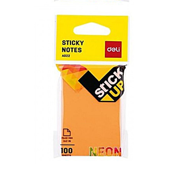 Deli Neon Stick Up - SCOOBOO - A02202 - Sticky Notes