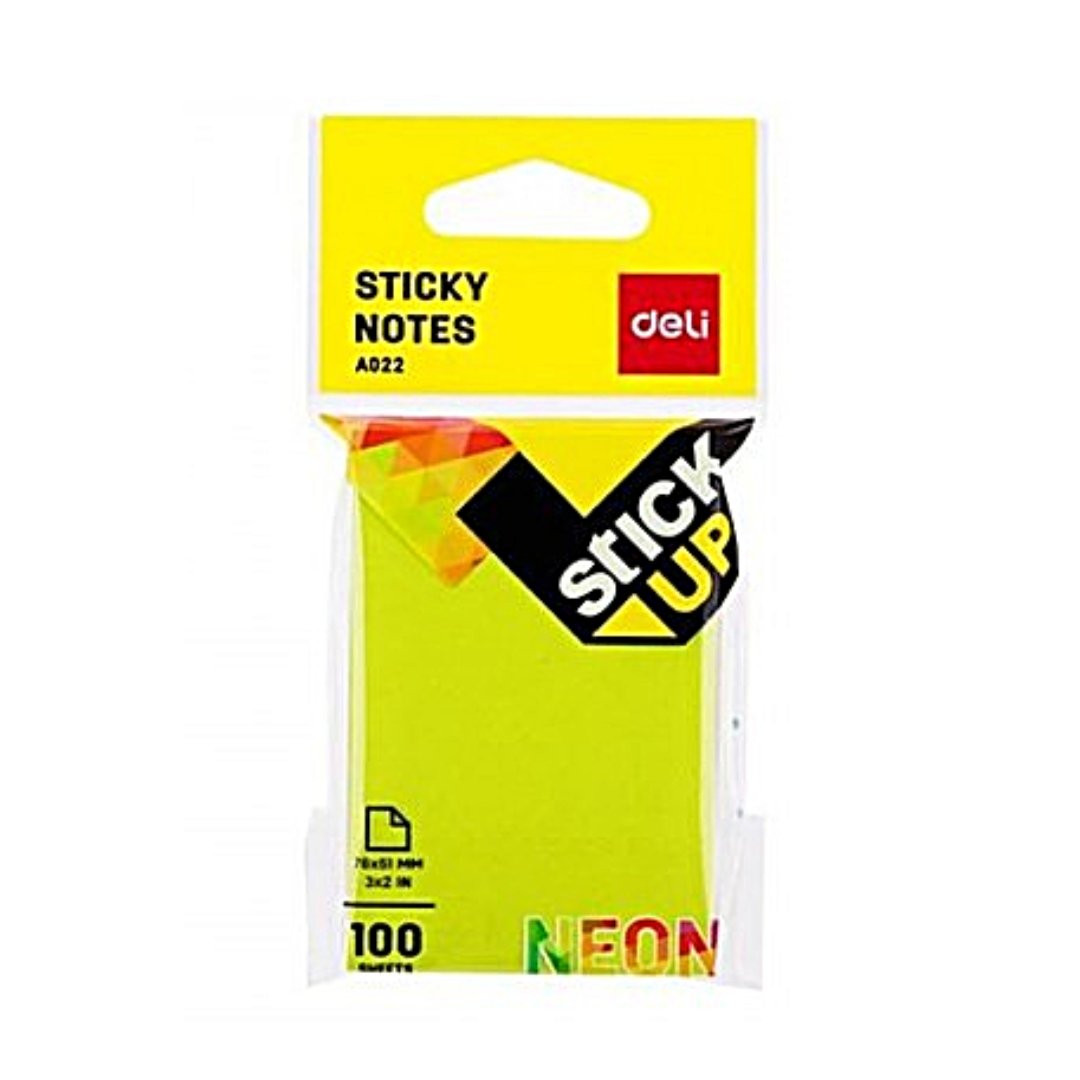 Deli Neon Stick Up - SCOOBOO - A02202 - Sticky Notes