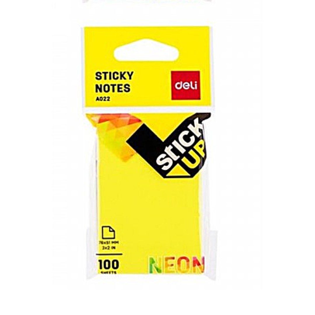 Deli Neon Stick Up - SCOOBOO - A02202 - Sticky Notes