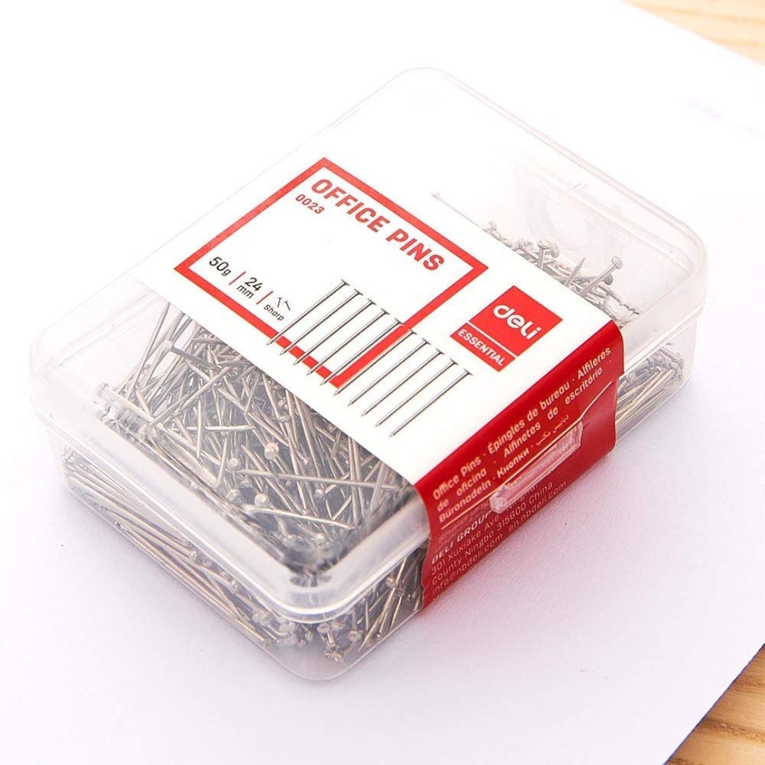 Deli Office Pins - SCOOBOO - 0023 - Paperclips, Fasteners & Rubber bands