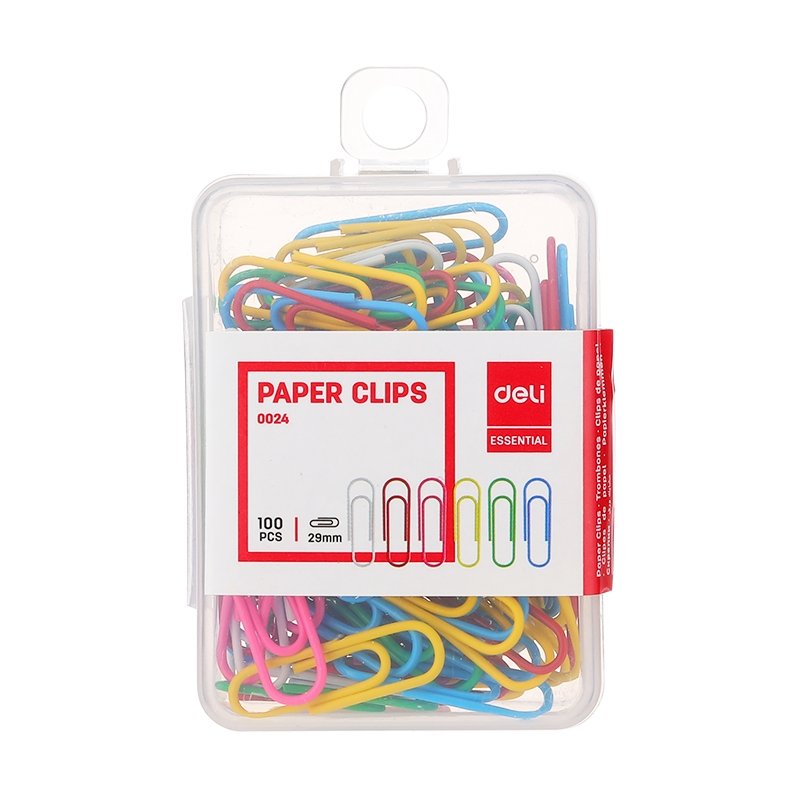 Deli Paper Clips - SCOOBOO - 0024 - Paperclips, Fasteners & Rubber bands