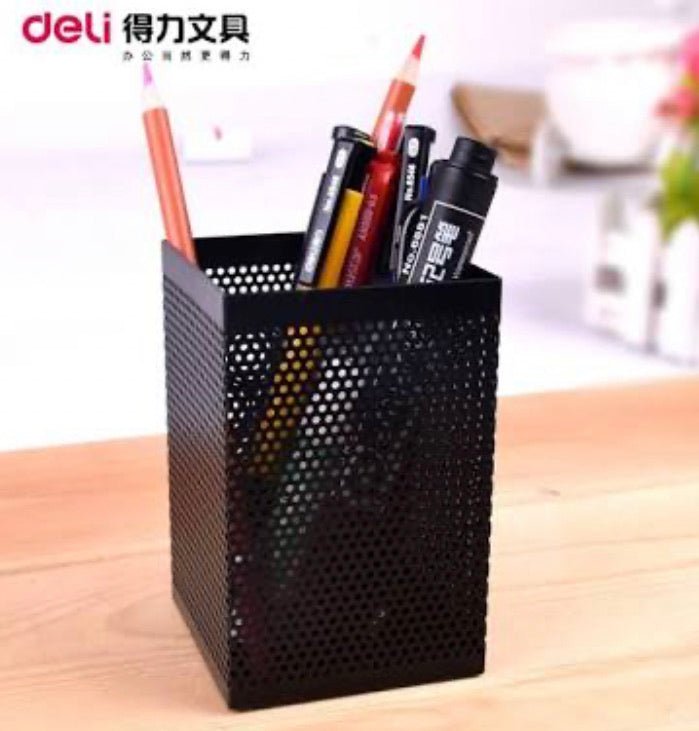 Deli Pen Holder Square Mesh W908 - SCOOBOO - W908 - Organizers