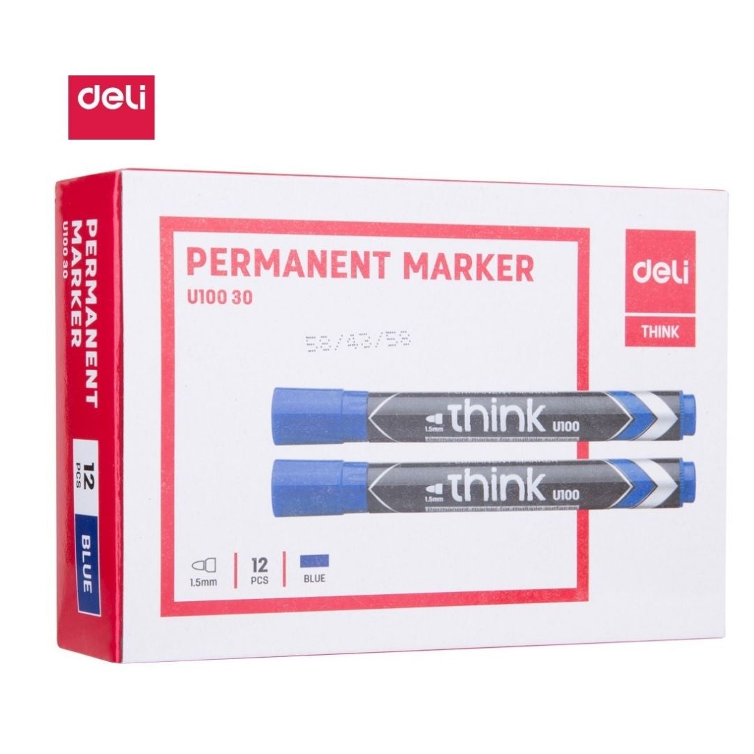 Deli permanent Marker U100 30 - SCOOBOO - Fineliner