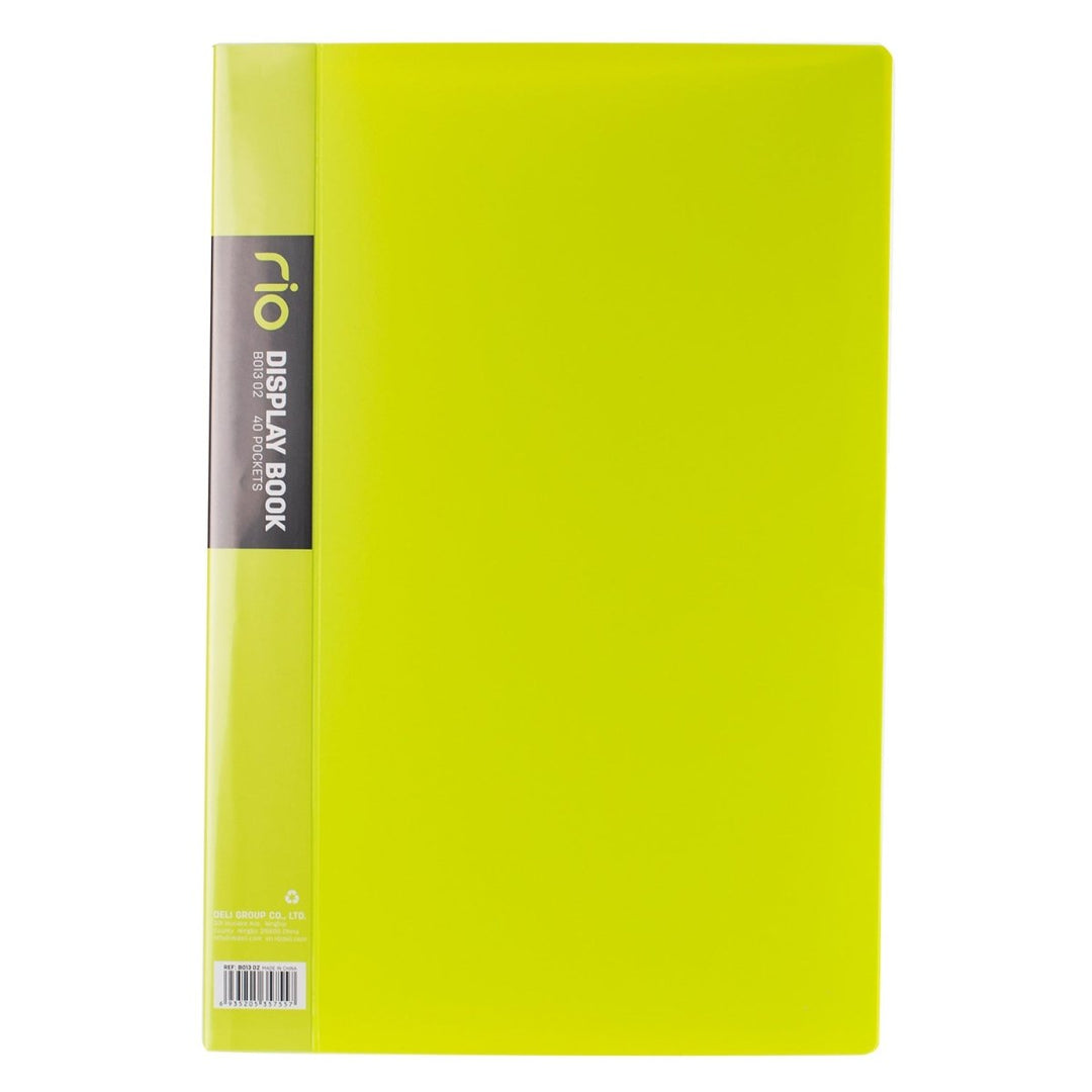 Deli Rio FC 40 Pockets Display Book - SCOOBOO - Folders & Fillings