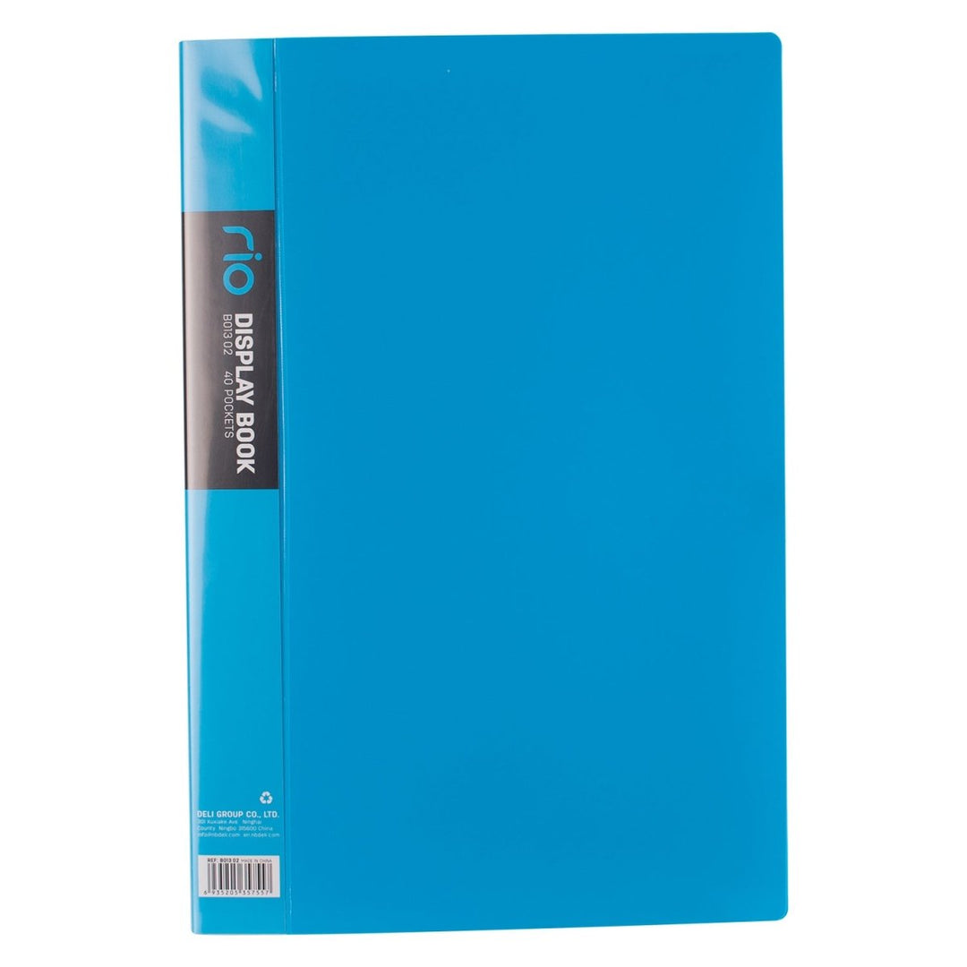 Deli Rio FC 40 Pockets Display Book - SCOOBOO - B01302 - Folders & Fillings