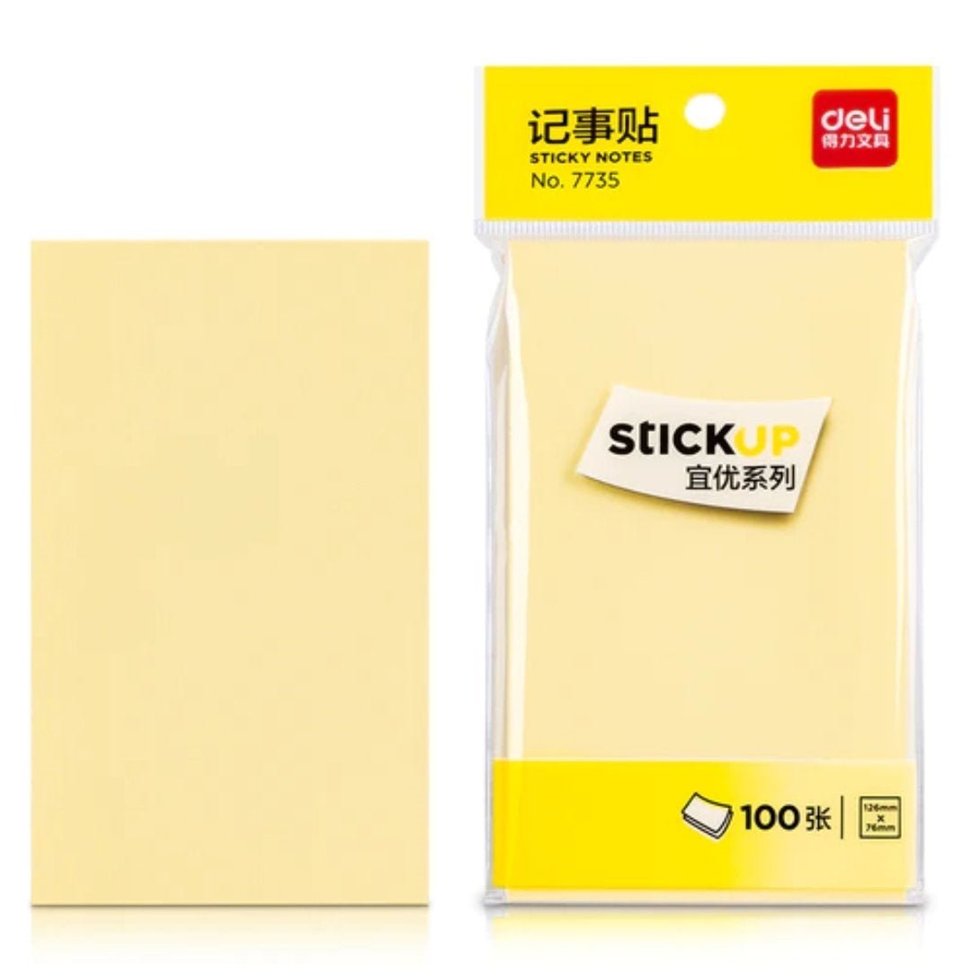 Deli Sticky Notes 126X76mm - SCOOBOO - 7735 - Sticky Notes