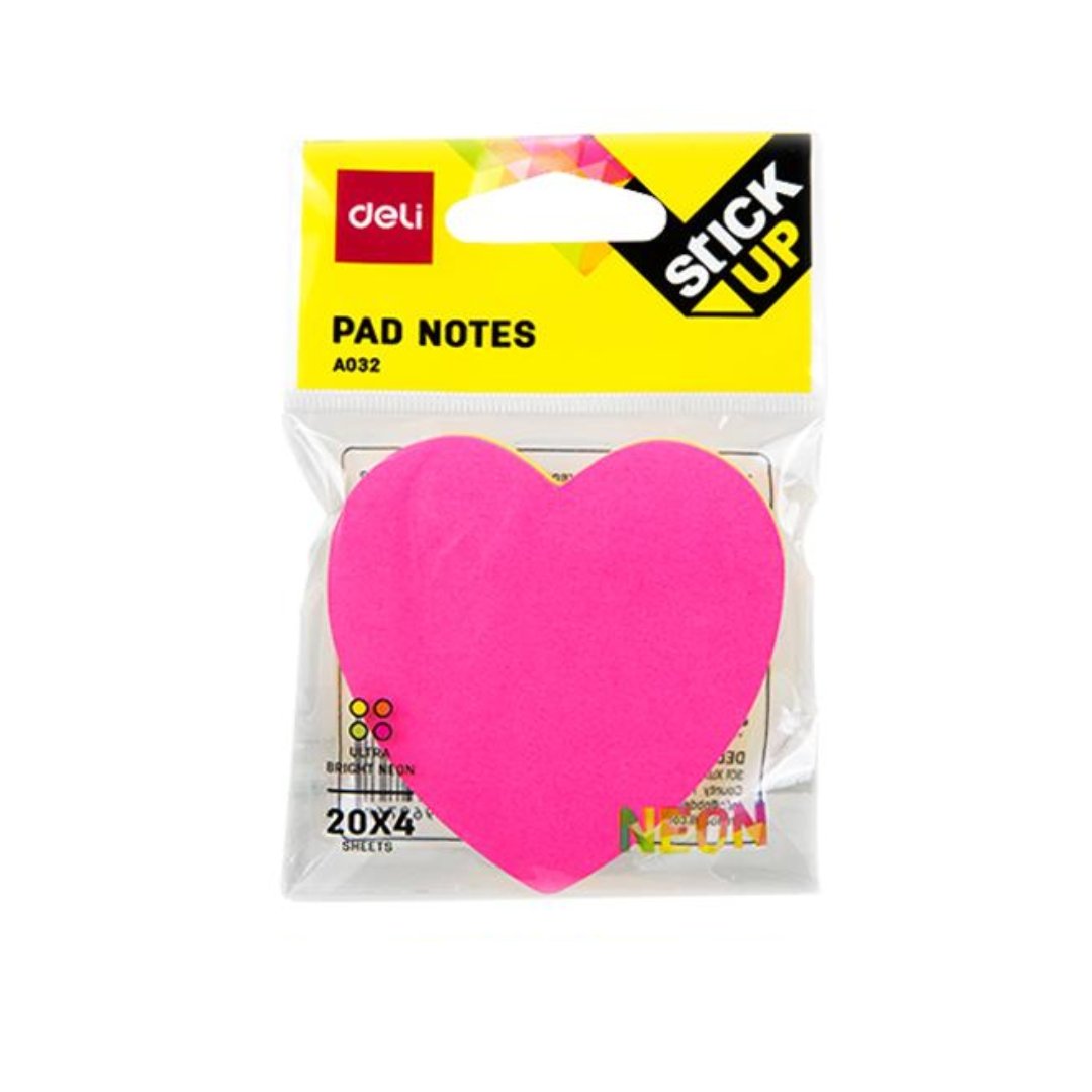 Deli Sticky Pads Neon - SCOOBOO - A03202 - Sticky Notes