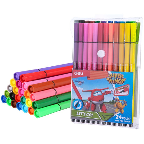 Deli Super Wings Felt Pen 0.26mm - SCOOBOO - C10700 - Sketch & Drawing