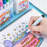 Deli Super Wings Stamp+Marker Pack Of 12 - SCOOBOO - C10904 - Sketch & Drawing