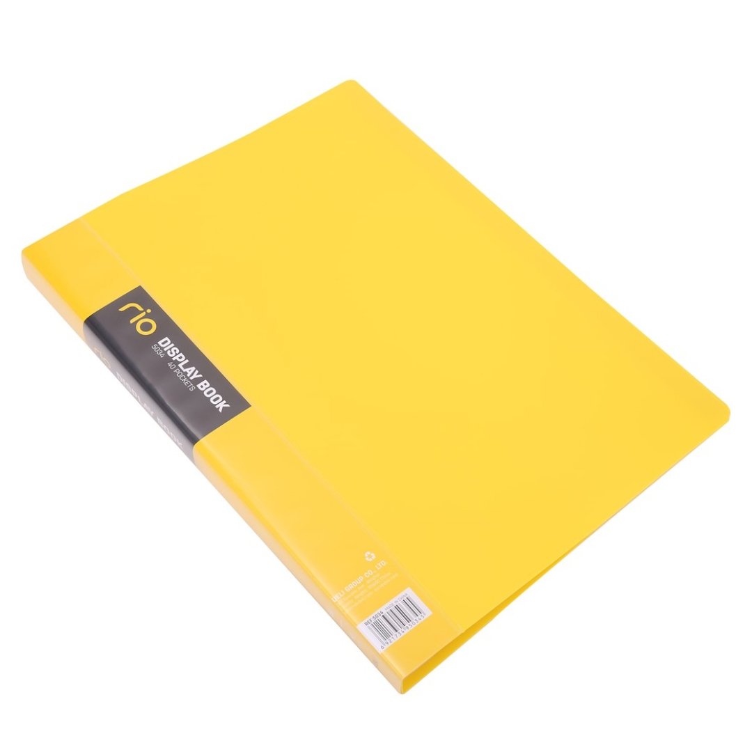 DELI W5031 RIO DISPLAY BOOK A4 POCKETS - SCOOBOO - 5032 - Folders & Fillings