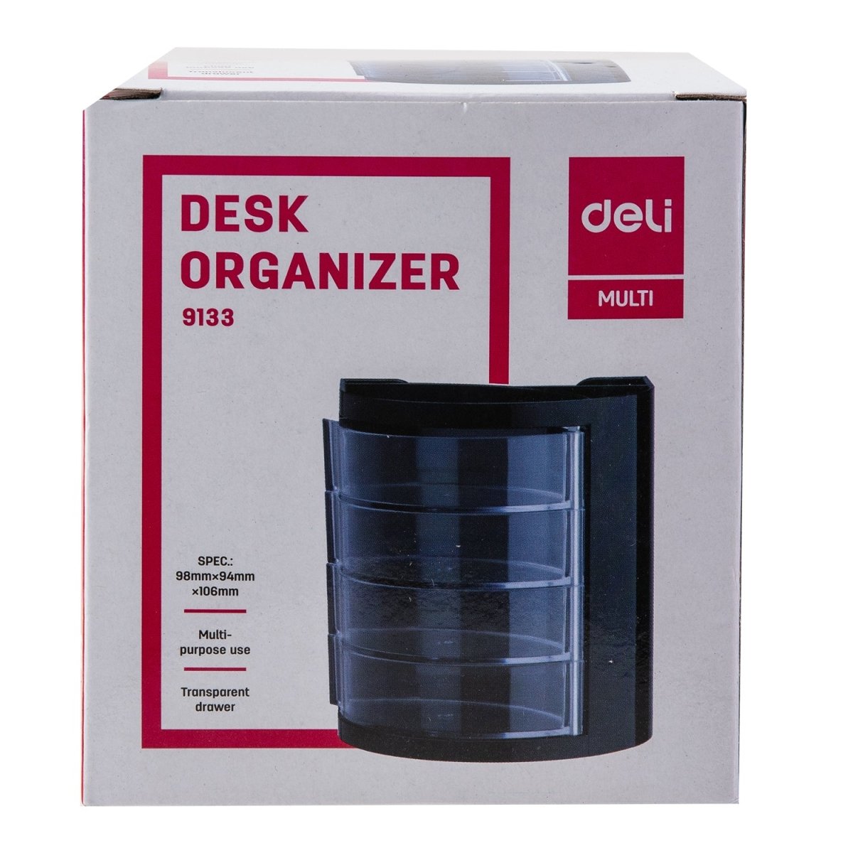 DELI W9133 DESK ORGANIZER BLACK - SCOOBOO - 9133 - Organizer