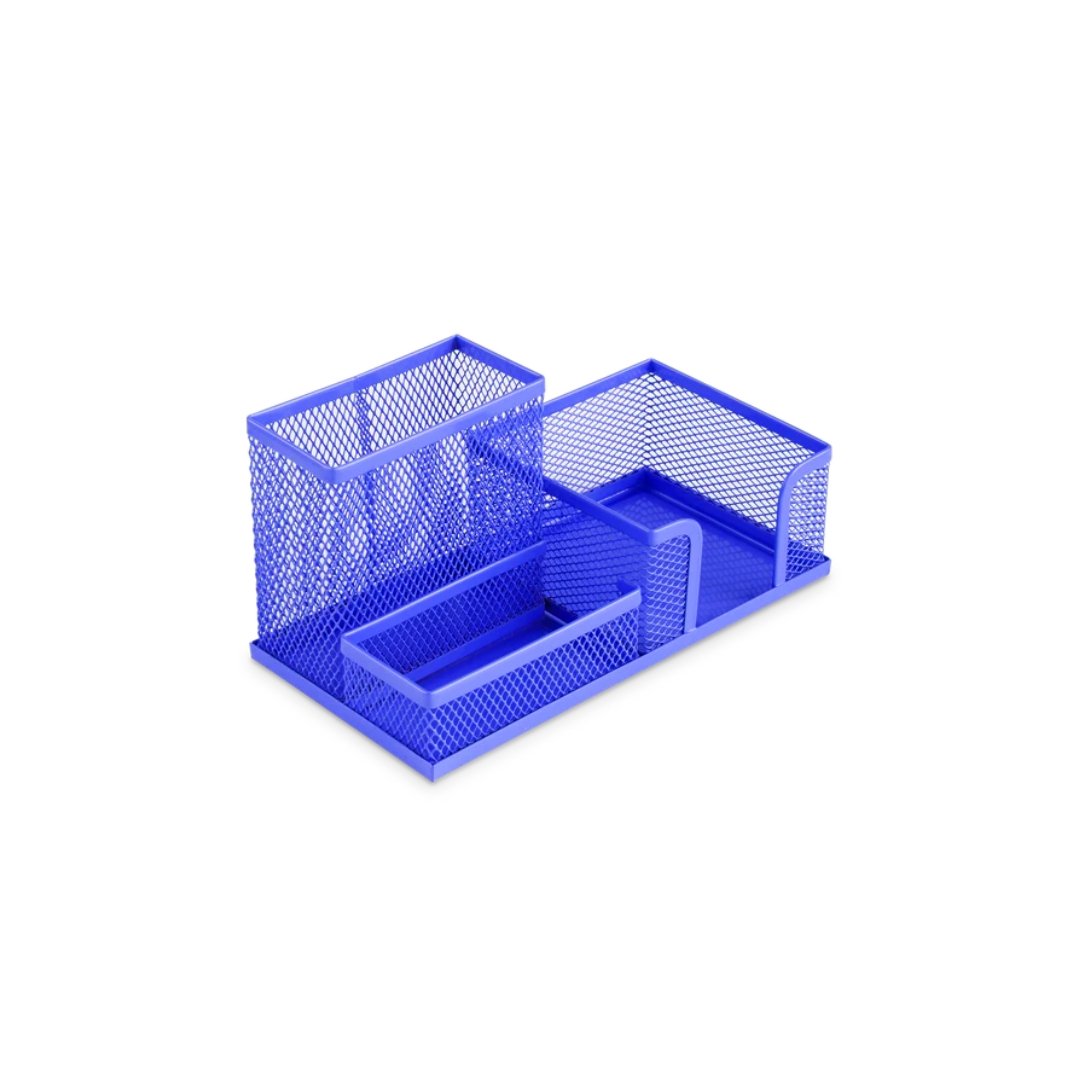 Deli W9154 Versatile Pen Holder - SCOOBOO - 9154-Blue - Desktop Organiser