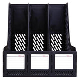 Deli W9845 Black Magazine Holder - SCOOBOO - W9845 - File Organizer