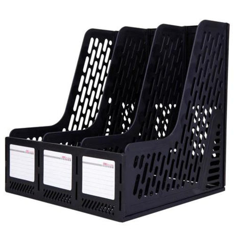 Deli W9845 Black Magazine Holder - SCOOBOO - W9845 - File Organizer