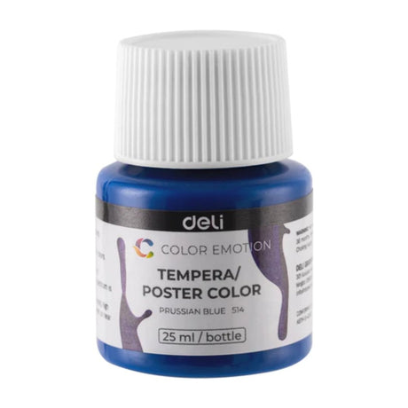 DELI WC14-12 Color Emotion Tempera Poster Color Gouache Set of 12 - SCOOBOO - C14-12 - Poster paints