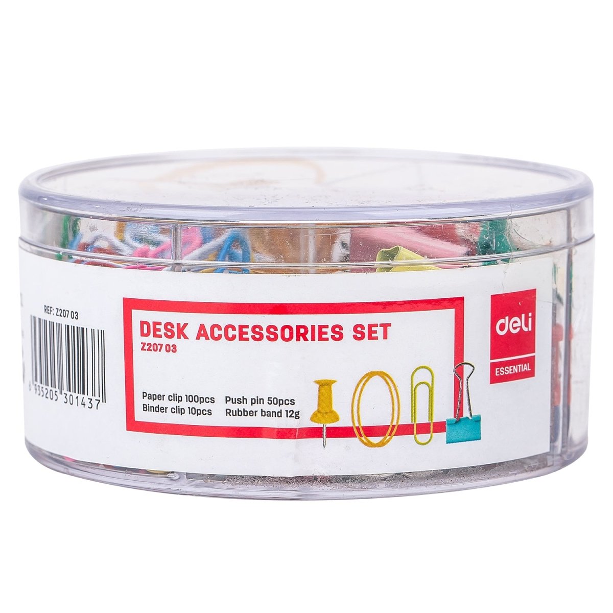 DELI WZ20703 DESK ACCESSORIES - SCOOBOO - Z20703 - Paperclips, Fasteners & Rubber bands