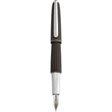 Diplomat Aero 14K Gold Fountain Pen - SCOOBOO - DP_D40304011_AER_MTLBRW_14_FPEF - Fountain Pen