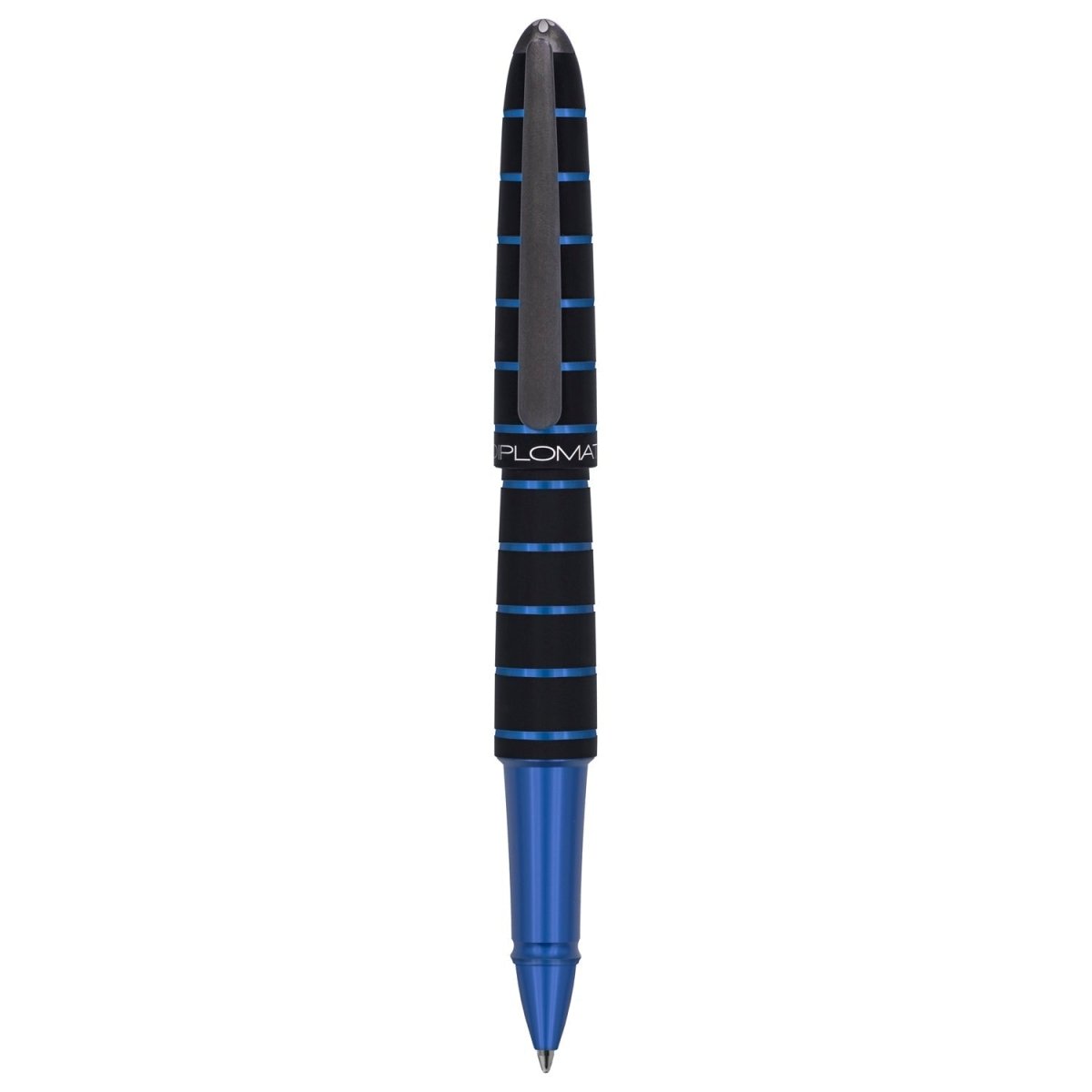 Diplomat Elox Black/Blue Roller Ball Pen D40352030 - SCOOBOO - DP_ELX_BLKBLU_RB_D40352030 - Roller Ball Pen