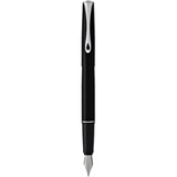 Diplomat Esteem Black Lacquer Fountain Pen - SCOOBOO - DP_D10424620_ESTM_BLK_LQ_FPF - Fountain Pen