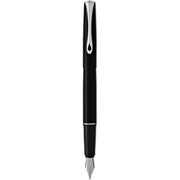 Diplomat Esteem Black Lacquer Fountain Pen - SCOOBOO - DP_D10424620_ESTM_BLK_LQ_FPF - Fountain Pen