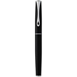 Diplomat Esteem Black Lacquer Fountain Pen - SCOOBOO - DP_D10424620_ESTM_BLK_LQ_FPF - Fountain Pen