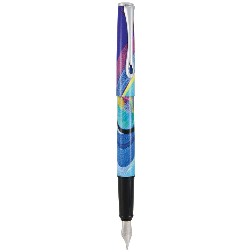 Diplomat Esteem MadC Blue Fountain Pen - SCOOBOO - DP_D40603023_ESTM_MC_BLU_FPF - Fountain Pen