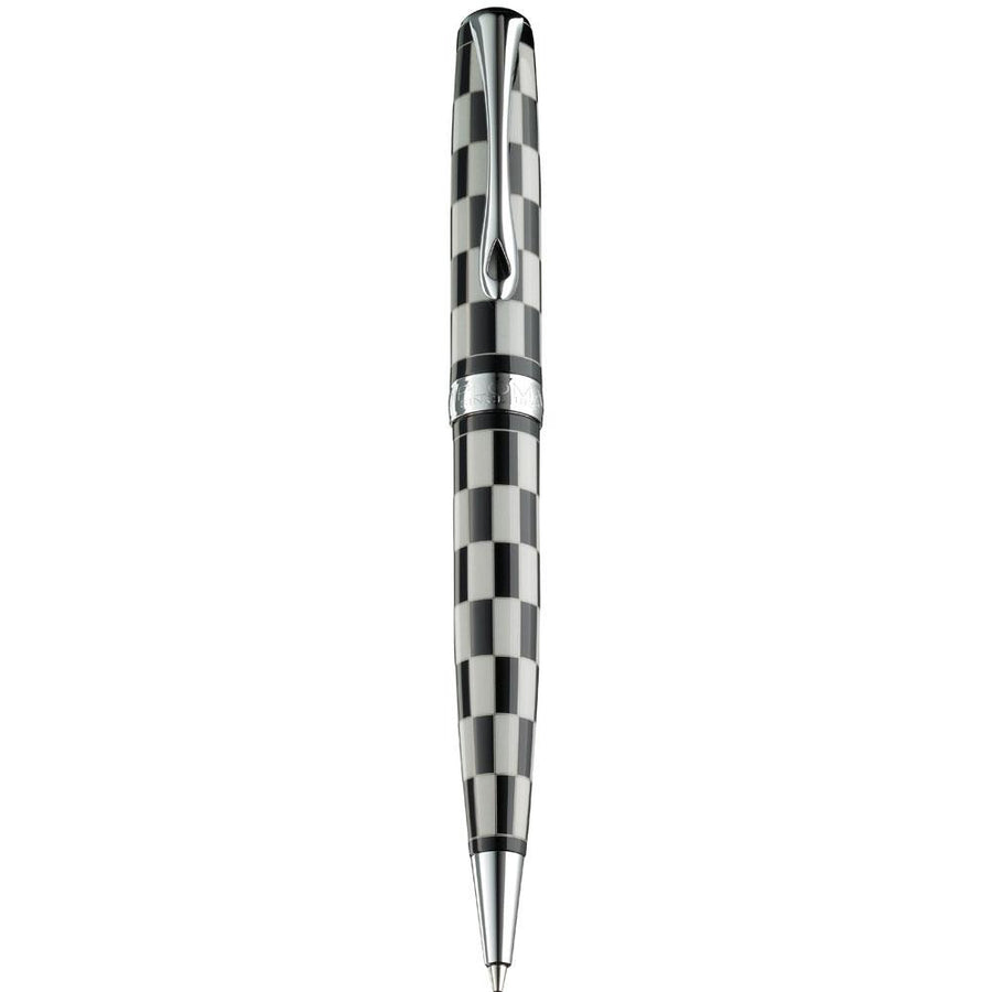 Diplomat Excellence A Plus Rome Black White Mechanical Pencil (0.7MM) D40102050 - SCOOBOO - DP_D40102050_EXC_A_RM_BLK_WHT_MP07 - Mechanical Pencil