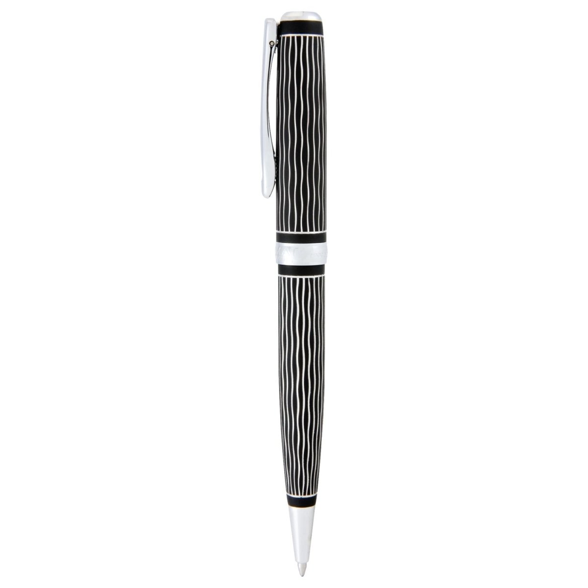 Diplomat Excellence A Plus Wave Guilloche Lapis Black easyFLOW Ball Pen D40104040 - SCOOBOO - DP_D40104040_EXC_A_WV_GUI_LPBLK_BP - Ballpoint Pen