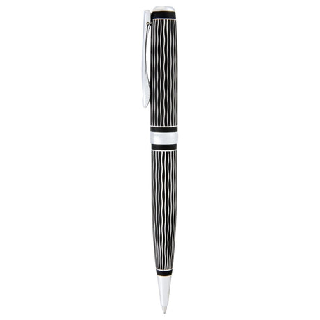 Diplomat Excellence A Plus Wave Guilloche Lapis Black easyFLOW Ball Pen D40104040 - SCOOBOO - DP_D40104040_EXC_A_WV_GUI_LPBLK_BP - Ballpoint Pen