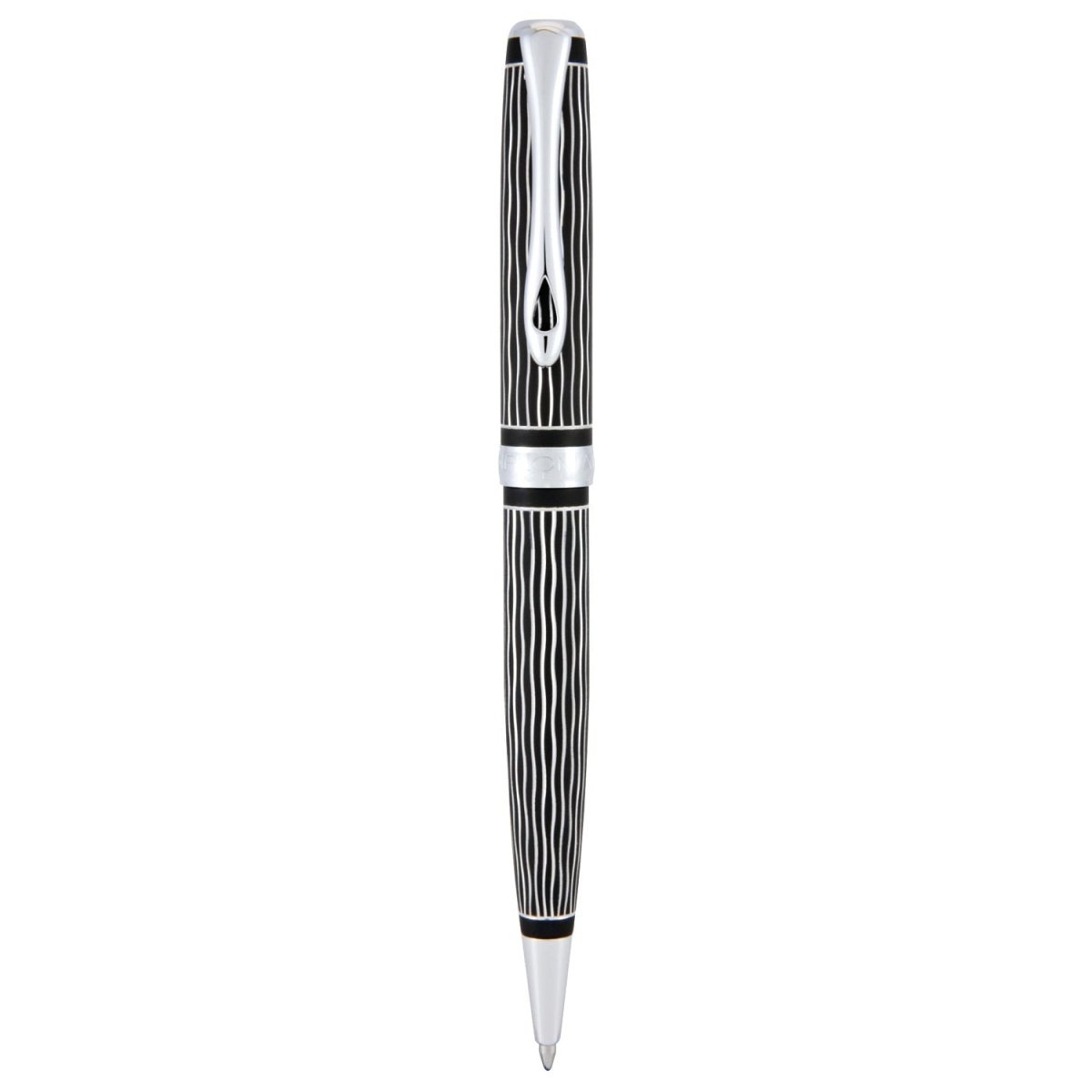 Diplomat Excellence A Plus Wave Guilloche Lapis Black easyFLOW Ball Pen D40104040 - SCOOBOO - DP_D40104040_EXC_A_WV_GUI_LPBLK_BP - Ballpoint Pen