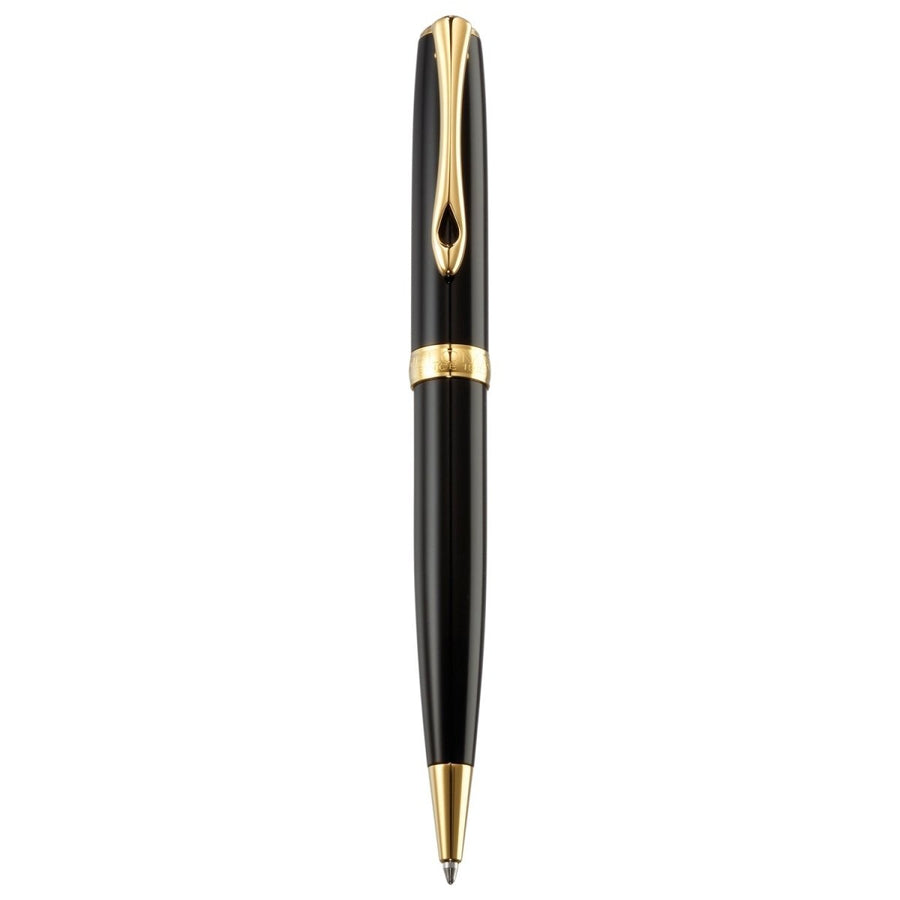 Diplomat Excellence A2 Black Lacquer Gold easyFLOW Ball Pen D40203040 - SCOOBOO - DP_D40203040_EXC_A2_BLK_LQ_GLD_BP - Ballpoint Pen