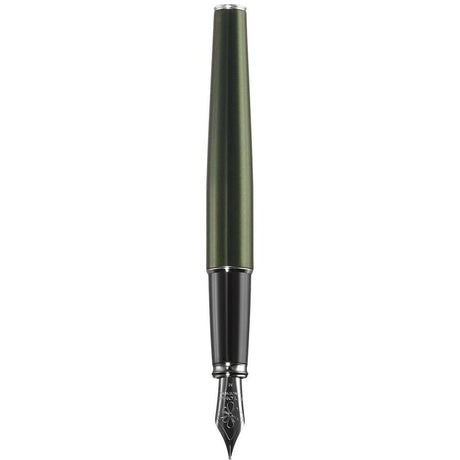 Diplomat Excellence A2 Evergreen/Chrome Fountain Pen - SCOOBOO - DP_D40212025_EXC_A2_GRNCHR_FPM - Fountain Pen