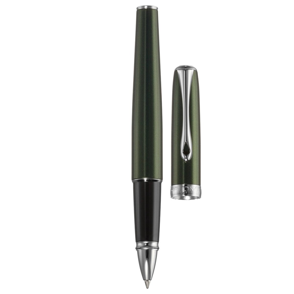 Diplomat Excellence A2 Evergreen/Chrome Roller Ball Pen D40212030 - SCOOBOO - DP_D40212030_EXC_A2_GRNCHR_RB - Roller Ball Pen