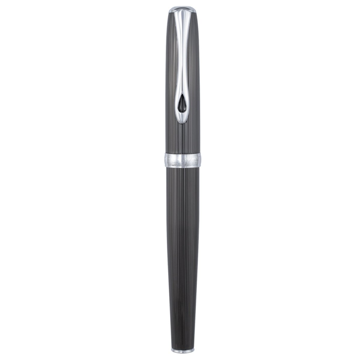 Diplomat Excellence A2 Guilloche Black CT Fountain Pen - SCOOBOO - DP_EXC_A2_GUI_BLK_CT_FPEF_D40222021 - Fountain Pen