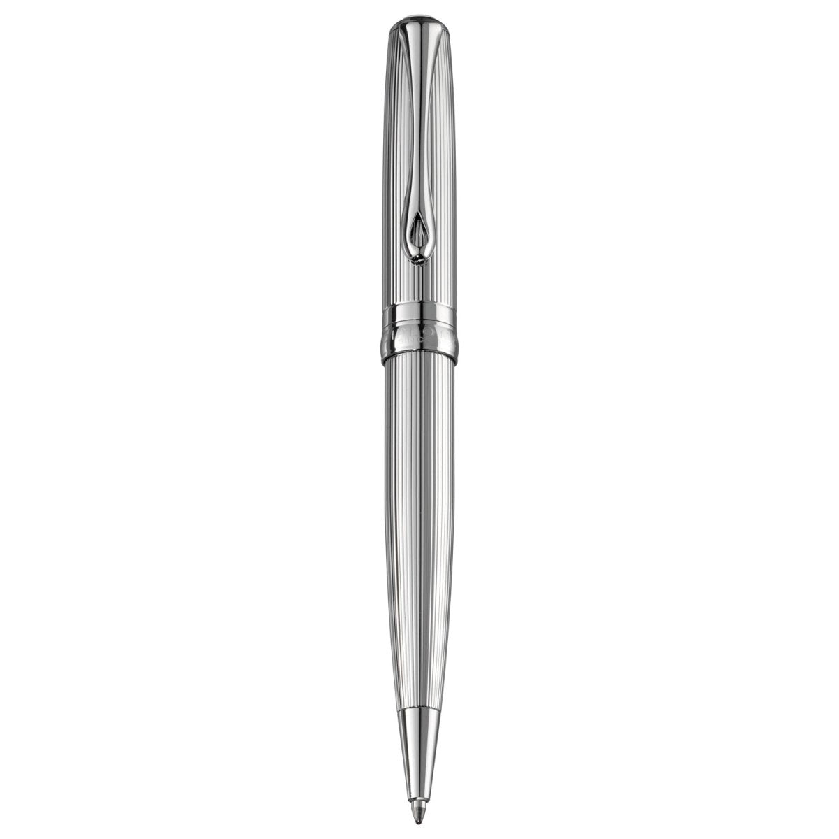 Diplomat Excellence A2 Guilloche Chrome easyFLOW Ball Pen D40207040 - SCOOBOO - DP_D40207040_EXC_A2_GUI_CHR_BP - Ballpoint Pen