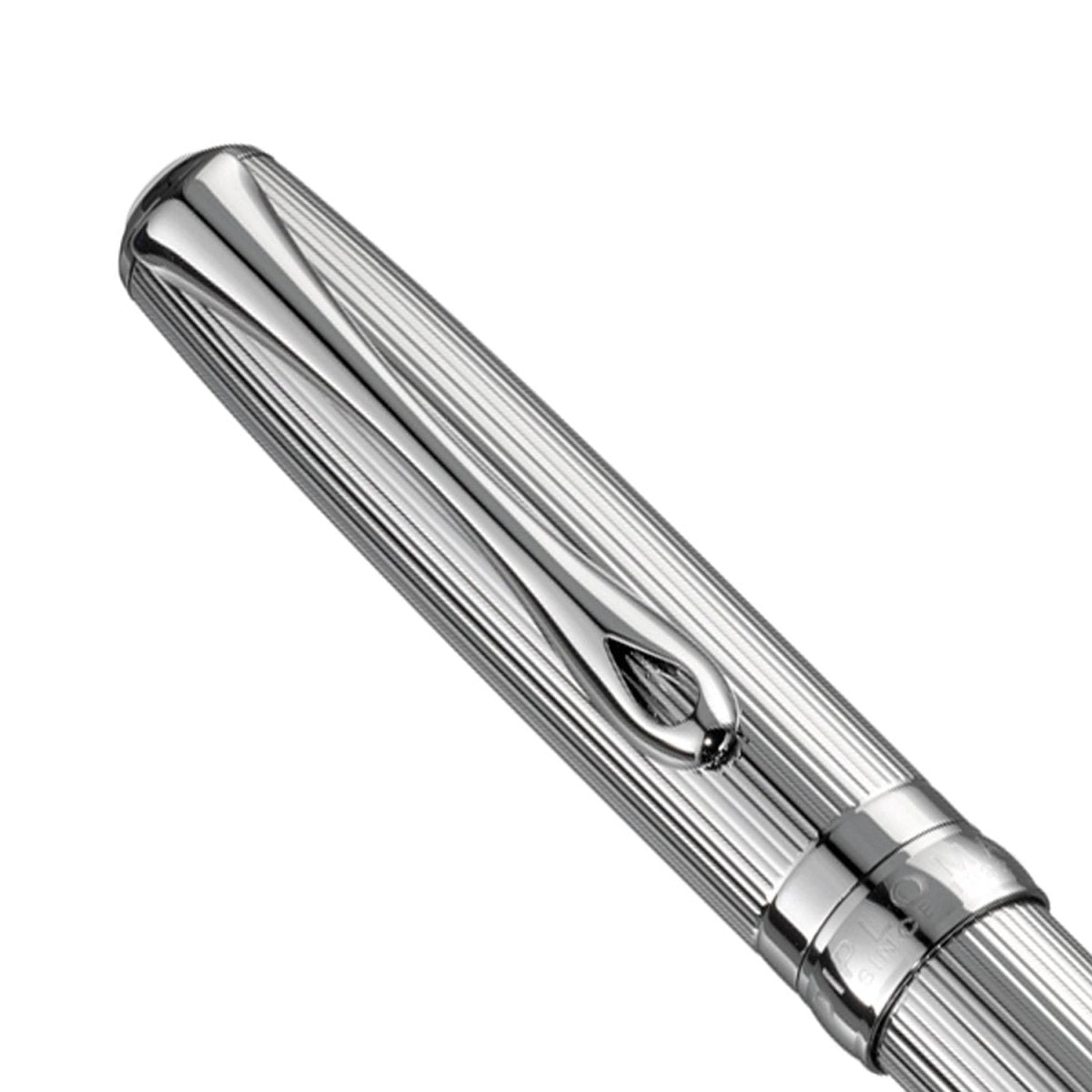 Diplomat Excellence A2 Guilloche Chrome easyFLOW Ball Pen D40207040 - SCOOBOO - DP_D40207040_EXC_A2_GUI_CHR_BP - Ballpoint Pen