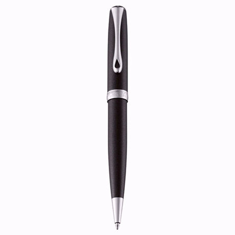 Diplomat Excellence A2 Lapis Black Matt Chrome easyFLOW Ball Pen D40204040 - SCOOBOO - DP_D40204040_EXC_A2_LPBLK_MTCHR_BP - Ballpoint Pen