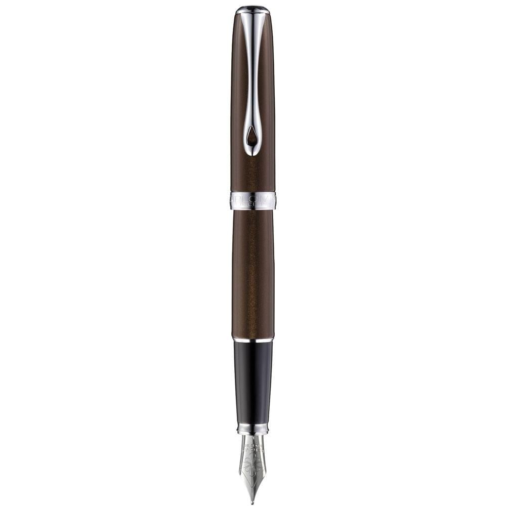 Diplomat Excellence A2 Marrakesh Chrome Fountain Pen - SCOOBOO - DP_D40214025_EXC_A2_MRKHCHR_FPM - Fountain Pen