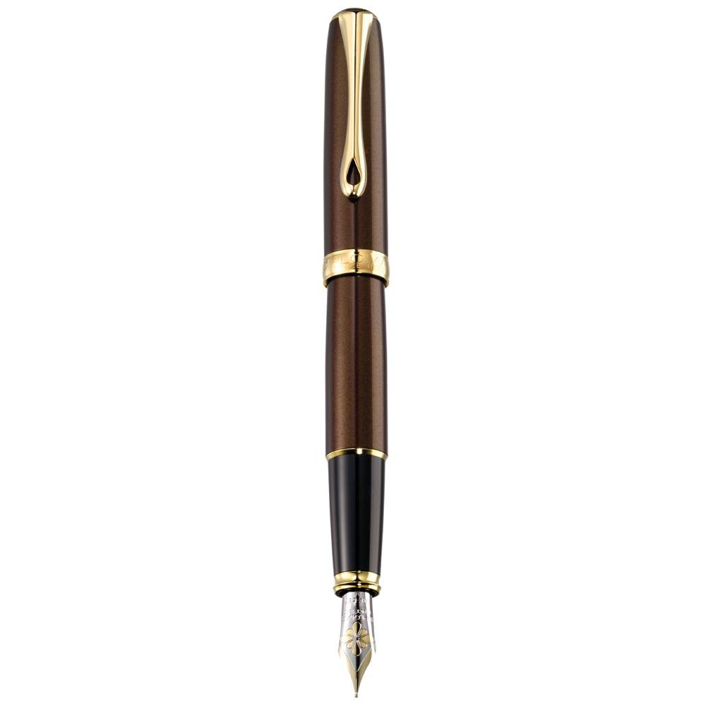 Diplomat Excellence A2 Marrakesh Gold 14K Gold Fountain Pen - SCOOBOO - DP_D40213015_EXC_A2_MRKHGLD_14_FPM - Fountain Pen